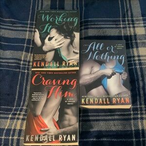 SALE/Kendall Ryan Book Set - Working It, Craving Him, All or Nothing